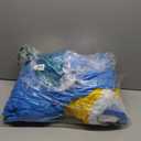 Inflatable Arch 8 ft Summer Beach Ball Party Arch Rainbow Beach Party Decoration Inflatable Pool Favors for Indoor Outdoor Lawn Yard Garden Decoration (Blue)