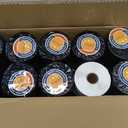 BETCKEY - 2" x 2" (51 mm x 51 mm) Square Labels Compatible with Zebra & Rollo Label Printer,Premium Adhesive & Perforated [10 Rolls, 7500 Labels]