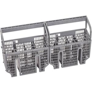 Gray Dishwasher Silverware Cutlery Basket 00675794 9001396277, Replacement for Bosch Dishwashers, Set of 2