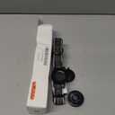 For Airtag Dog Collar with Air Tagholder | IPX8 Waterproof | Reflective Air Tag Dog Collar & QR Code Buckle | Adjustable Durable Padded Nylon Collars for Small Dogs, Black, S, 12"-15"