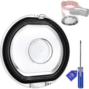 Dust Bin Lid Replacement for Dyson V7 V8 Cordless Vacuum Cleaner, Dyson v8 Parts Compatible with Dyson SV10 SV11, Dust Bin Door Parts Dirt Cup Lid Bucket Cover with Sealing Ring,Restores Suction Power