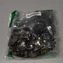 Women Sparkly Sequin Tank Top Beaded Sheer Mesh Cami V-Neck Rave Top (Medium, C1 Black Gold)