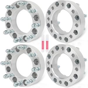 ECCPP 4PCS 8x170 to 8x180 Wheel Adapters Lug Centric 2" 8 Lug 14x1.5 125mm hub bore Compatible with for F-350 2003-2009 2011-2016 for F-350 Super Duty 2003-2022