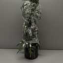 3FT Snow Flocked Artificial Norfolk Pine Christmas Tree in Pot, Real Touch Artificial Topiary Tree Small Faux Tabletop Christmas Tree for Front Porch Kitchen Home Indoor Outdoor Decor