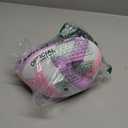 Soft Touch Volleyball Kit - Official Size 5 PU Leather Volleyball - for Outdoor/Indoor Play/Beach Game/Gym Training for Youth Teens Children Practice Volleyballs with Small Pump (Pink+Violet+White)