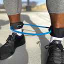 Capelli Sport Resistance Band Set, Medium Exercise Band Tube, Handles, Lateral Ankle Stretch Band, Blue - Kit