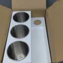 Hair Tool Organizer, White Acrylic Hair Dryer Holder with Insulated Cup, Bathroom Supplies Countertop Blow Dryer Holder, Vanity Caddy Storage Stand for Accessories, Makeup, Toiletries