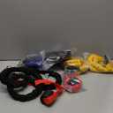 Resistance Bands, 15 Pieces Exercise Elastic Bands Set, 20lbs to 40lbs Resistance Tubes with Heavy Duty Protective Nylon Sleeves Anti-Snap for Fitness SUPALAK