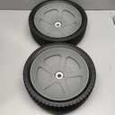 40987 Lawn Sweeper Wheel Tire Complete Assembly Set Compatible with Craftsman Tow-Behind Lawn Sweeper 2 PCS