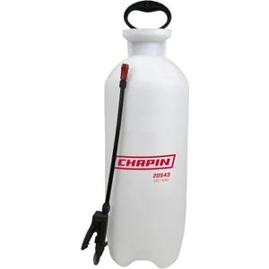 Chapin 20543: Made in The USA 3-Gallon Lawn, Garden and Multi-Purpose Poly Pressure Pump Tank Sprayer, Foaming and Adjustable Nozzles, Fertilizers, Weeds, Pests and Insect Control, Translucent White