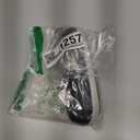 Windproof Mini Travel Folding Umbrella - UPF 50+ Sun & Rain Protection, Small Compact Lightweight Design Fits in Pocket or Bag, Eco-Friendly Fabric Wallet Umbrella for Commuter, Men Women Boys Girls (Black-)