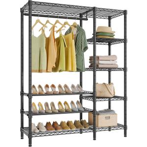 VIPEK V7S Portable Closet for Hanging Clothes Heavy Duty Rack with Shelves