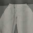 Baggy Stretchy Jeans for Women High Waisted Trendy Wide Leg Jeans Boyfriend Denim Pants with Patch Pockets Size S