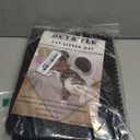 Petinstinct Cat Litter Mat, 24x18 Inches Large Double Layer Honeycomb Cat Litter Trapping Mat, Non Slip Waterproof Urine Proof Cat Litter Box Mat for Floor, Kitty Litter Rug, Cat Supplies, Black