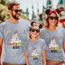 MYHALF Magical Family Shirts Matching 2025 Vacation Family Matching Outfits Mom and Mini Cute Summer Trip Clothes (7-8 Years, Grey)