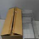 Live Animal Cage Trap, Durable Humane Animal Trap for Squirrels, Weasels, Chipmunks, and Small Animals, Easy Catch & Release (1 Trap) (Silver)