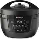 Instant Pot 7.5QT RIO Wide, 7-in-1 Electric Multi-Cooker, Pressure Cooker, Slow Cook, Rice, Steamer, Saut, Yogurt & Warmer, Wide Base, Large Searing Base, WhisperQuiet Steam Release (Black)