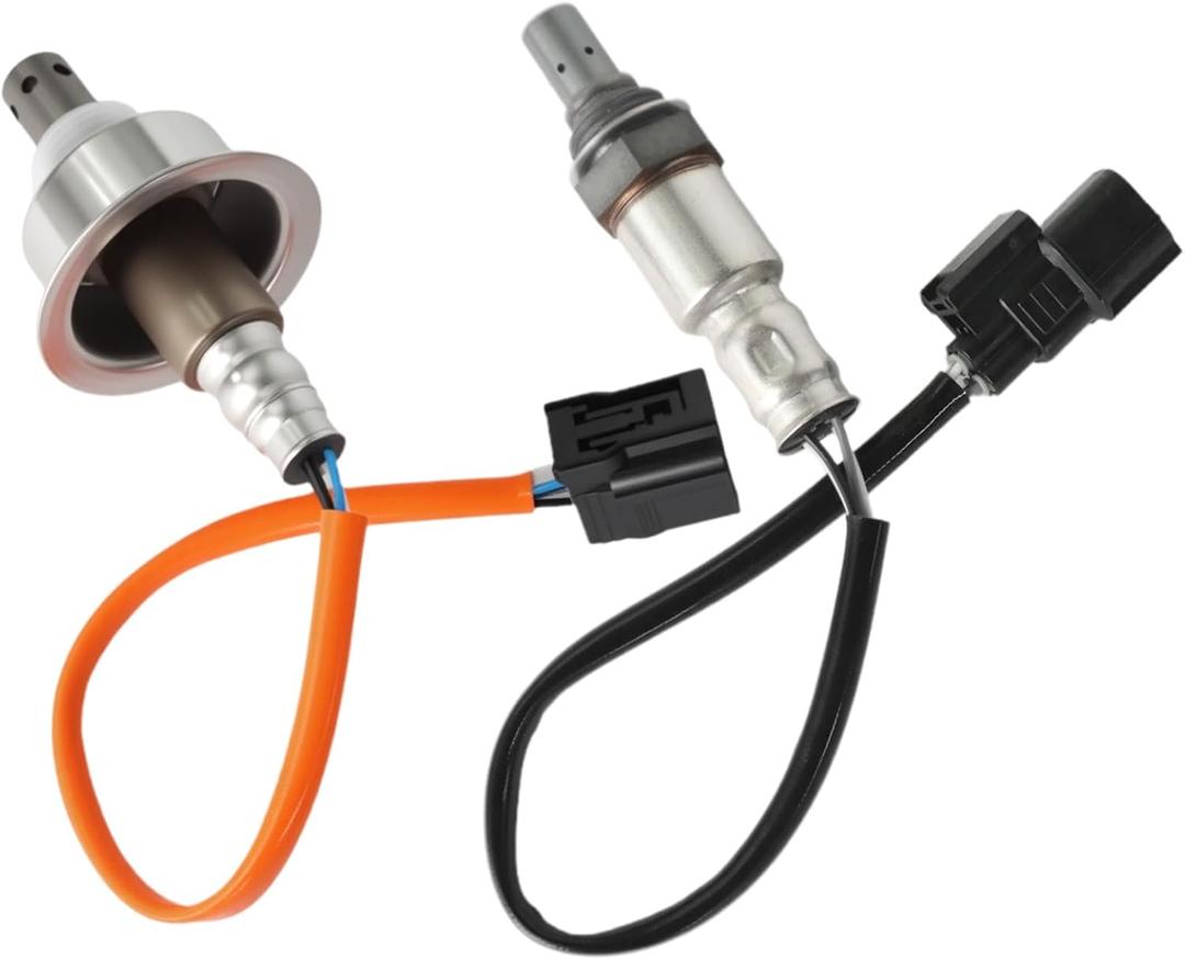 Oxygen O2 Sensor 234-9124 Upstream 234-4350 Downstream Compatible for Honda Civic 1.8L L4 2006-2015, Replaces 36531-RNA-J01 36532-RNA-A01(2pCS)