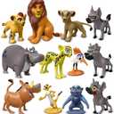 Minaso 12-Pc Mini Animal Action Figures, Collectible Toys for Kids, Perfect for Cake Toppers & Desktop Decorations