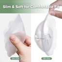 haakaa Petal Soft Silicone Milk CollectorDiscreet Leak-Protection Breast Milk Saver, Reusable Breast Shells Milk Collection Cup for Breastfeeding with Cleaning Brush- 2PCS