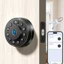 Veise Smart Fingerprint Locks, 7-in-1 Keyless Entry Door Lock, App Control, Electronic Digital Keypad, Biometric Deadbolt for Front Door