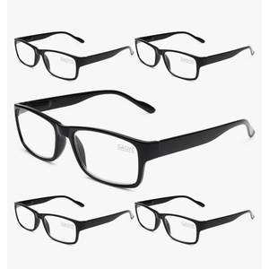 Gaoye Professional Reading Glasses for All Day - Computer Readers with Blue Light Protection - Value Pack, +1.25