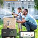 Diivoo WiFi Water Timer for Garden Hose, 4 Zone Smart Sprinkler Timer with Brass Inlet, Ethernet & 2.4GHz WiFi Connection, Compatible with Alexa/Google, 24 Irrigation Plans & Rain Delay Mode for Lawns
