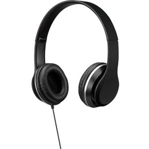 GPX IAH57B Wired Headphones Padded 3-d Accs Swivel Earcups/adjustable Headband Black