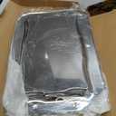 3 Pcs Silver Serving Trays with Handles