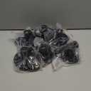 Tuanse 6 Pcs Polished Metal Desktop Lamp E26 E27 Screw Light Bulb Sockets Holder Base Lamp Replacement Base for Holding Bulb 6 Feet Cord on Off Switch Plug(Black)