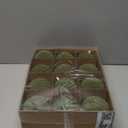 Senjie 3.15inch Christmas Tree Ornaments Velvet Balls,12PCS Flocked Decoration Balls Ornaments Sets for Christmas 2025 Green