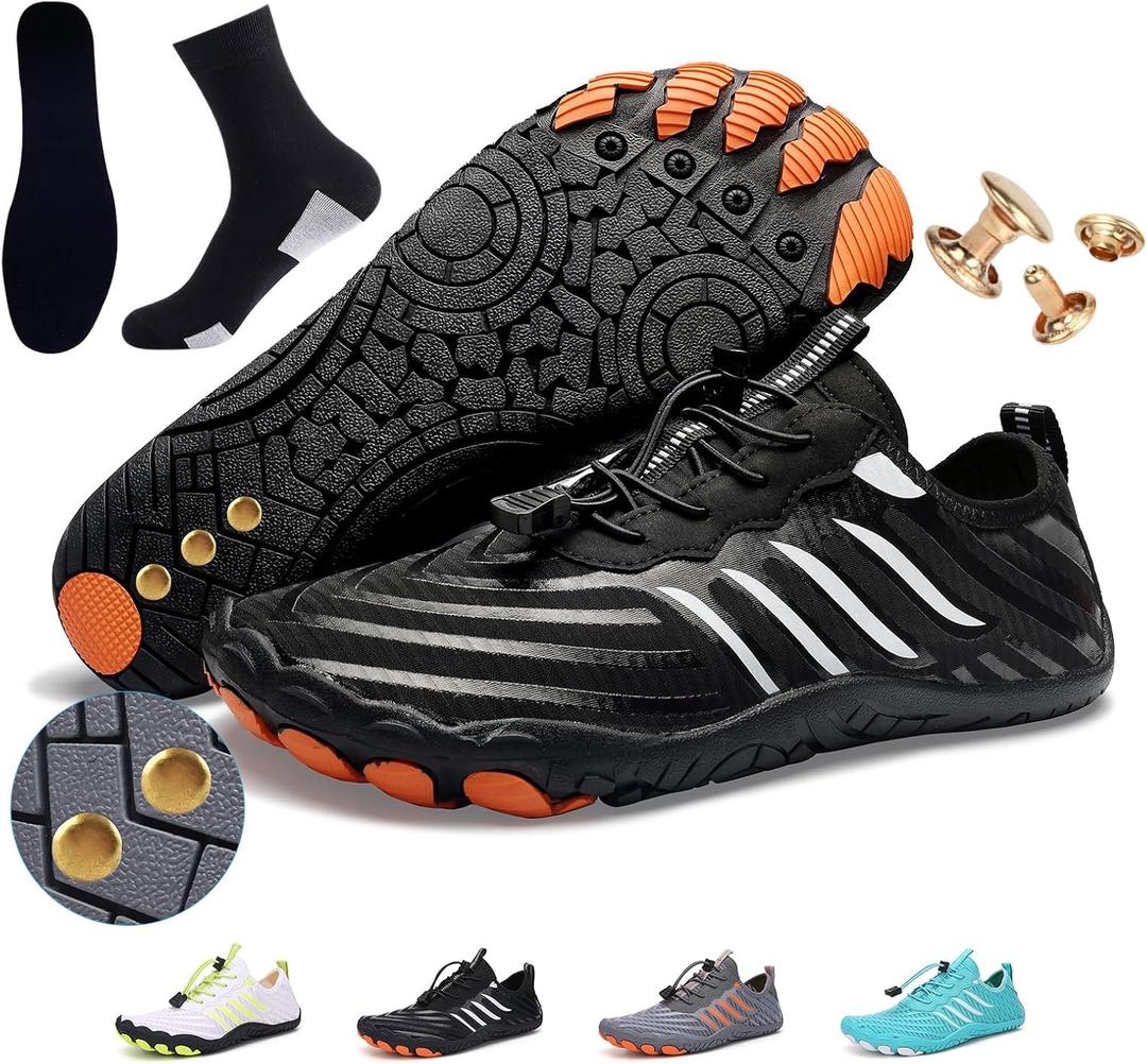 Grounding Shoes for Women with Copper, Barefoot Shoes Womens Grounded Footwear Earthing Grounding Shoe Men, Wide Toe Box Comfortable Breathable for Walking Outdoor Activities