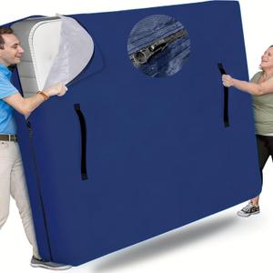 King Size Mattress Bags for Moving with Waterproof Zipper, Durable & Waterproof & Anti-Aging 420D Polyester Fabric,Reusable Mattress Storage Bag,Mattress Cover Protector with Sturdy 4 Handles,Navy