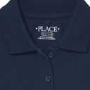 The Children's Place baby-girls And Toddler Short Sleeve Ruffle Pique Polo (Black, XXXL)