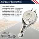Rear Suspension Lower Control Arm Compatible with Nissan 370Z 2009-2020 Z 2023-2024; for Infiniti G25 2011-2012 G35 2007-2008 G37 2008-2013 Q40 2015 Replaces 551B0-JK010 551B0JK010