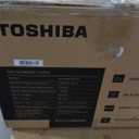 Toshiba ML-EM62P(SS) Large Countertop Microwave with Smart Sensor, 6 Menus, Auto Defrost, ECO Mode, Mute Option & 16.5" Position Memory Turntable, 2.2 Cu Ft, 1200W, Stainless Steel