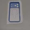 CANSHN Magnetic Compatible with iPhone 17 Pro Max Case, Upgraded [Full Camera Protection] [Compatible with Magsafe] [Translucent Matte] Shockproof Protective Phone Cover 6.9 Inch - Light Blue