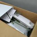 7FT Artificial Palm Tree, Tall Artificial Tree Plants with Fake Plants, Large Faux Plants Indoor with Lifelike Leaves for Outdoor Indoor Home Office Living Room Decor (White)