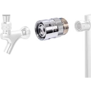 Beer Faucet Flow Control Adapter US Beer Tap Liquid and Foam Control Valve for Craft Beer Dispensing Homebrew Kit