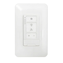 Dimmer Switch & Ceiling Fan Remote Control, 4-Speed Wall Switch, 2 in 1 Light and Ceilig Fan Combination, Single Pole, Neutral Wire Needed, Compatible with Hampton Bay Harbor Breeze Hunter