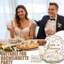 Zubebe 120 Pcs Love Is Brewing Bridal Shower Decorations Disposable Tableware Set Coffee Theme Paper Plates Napkins Cups Forks Bachelorette Party Supplies Serves 24