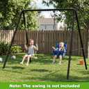 Porch Swing Stand, Adjustable Height Heavy Duty Metal Swing Stand