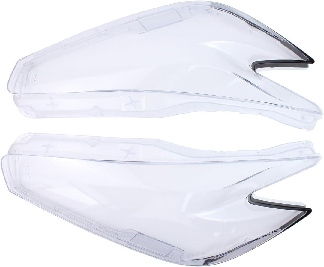 2Pcs Front Driver and Passenger Side Headlamp Headlight Lens Cover for Nissan Murano 2015-2018