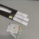 EZVALO Under Cabinet Lighting, Wireless Closet Lights, 50 LED Rechargeable Motion Sensor Light, Dimmable, 3 Color Temperatures, 11.8 inch Counter lights for Kitchen, Pantry, Bedroom, Wardrobe (3 Pack) (White)