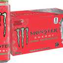 Monster Energy Ultra Watermelon, Sugar Free Energy Drink, 16 Ounce | Pack of 15