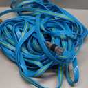 LINEX Sprinkler Soaker Hose 50 ft for Garden Lawn Watering Hose with Hose Stakes