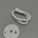Aobelieve Flexible Mount for Infant Optics DXR-8 and DXR-8 Pro Baby Monitor,720p, White