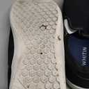 WHITIN Wide Toe Box Shoes for Men Minimalist Fashion Casual Slip on Barefoot Sneakers Minimus Size 12 12W Zero Drop Width Fitness Black White 46