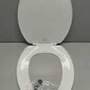 Bemis 170 Durable Plastic Toilet Seat, Elongated, White