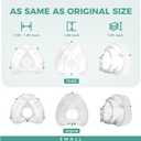 3 Pack Replacement Nasal Cushion for ResMed AirFit N20, Compatible with Original Frame, Reliable Seal and Durable Replacement Supplies, Small